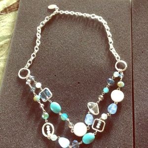 Shades of blue necklace